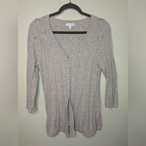 Cable & Gauge Women's Beige Sweater